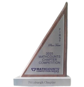 1st Place - Team Round Mathcounts Pittsburgh Chapter - 2025